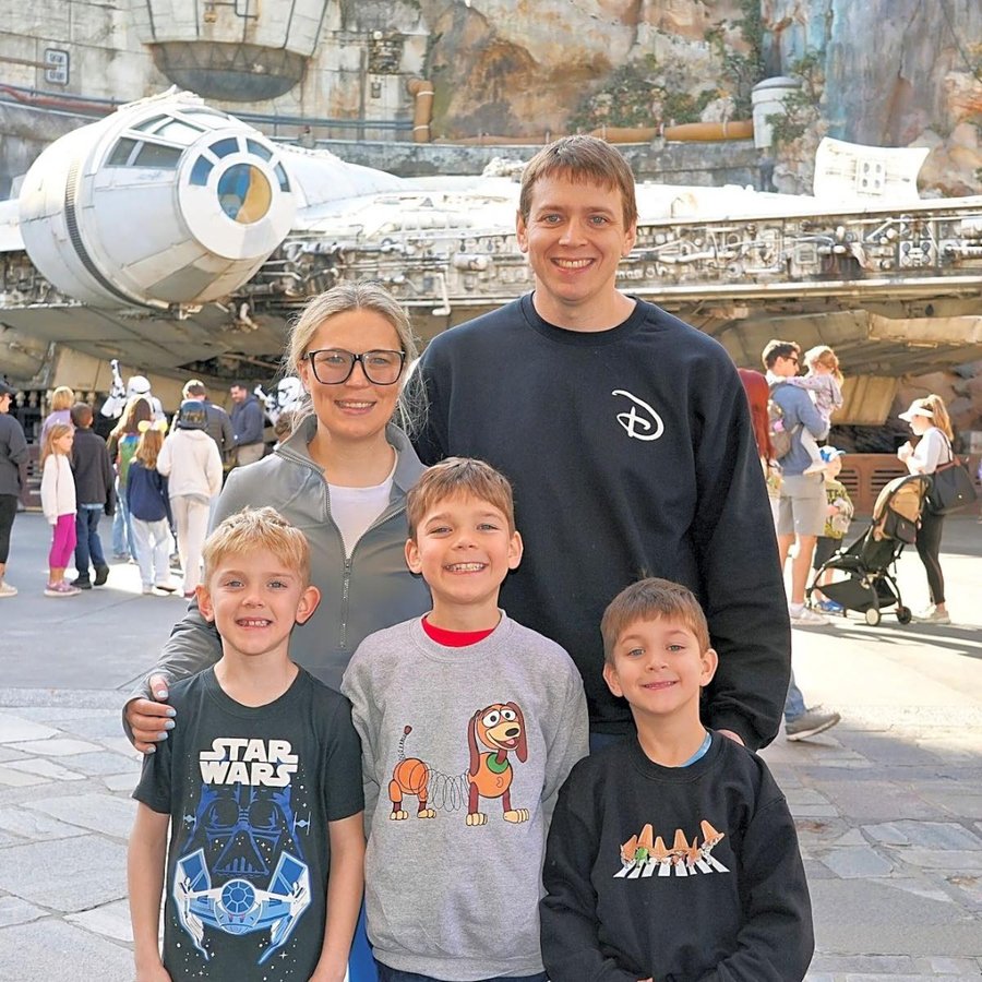 Chris Gloude and family